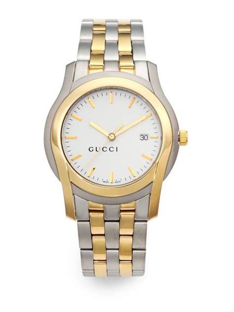 stainless steel gucci watch